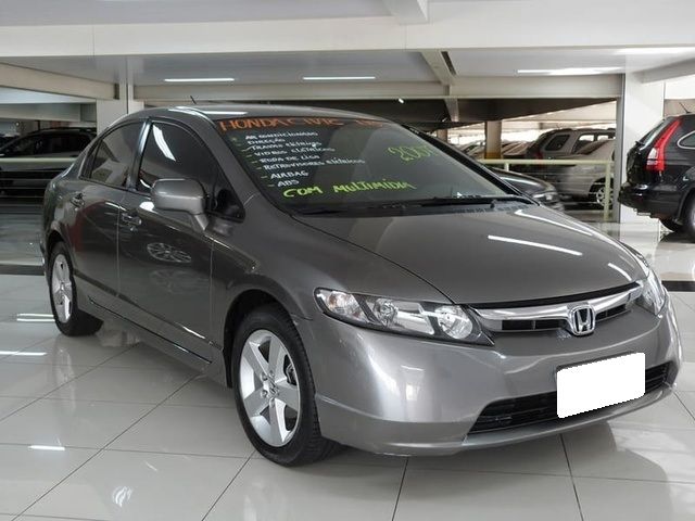 Honda Civic 1.8 lxs 16v flex 4p aut. 2007 Cinza